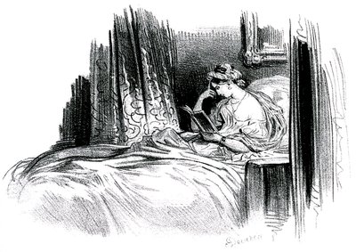 Madame Bovary for romanen af Gustave Flaubert af Achille Devéria