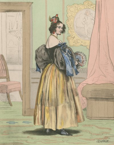 Midnat af Achille Devéria