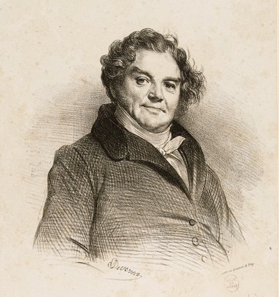 Portræt af Eugène Vidocq (1775-1857), eventyrer og chef for sikkerhedspolitiet. af Achille Devéria