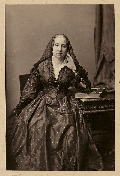 [Portræt af en dame] af Achille Devéria