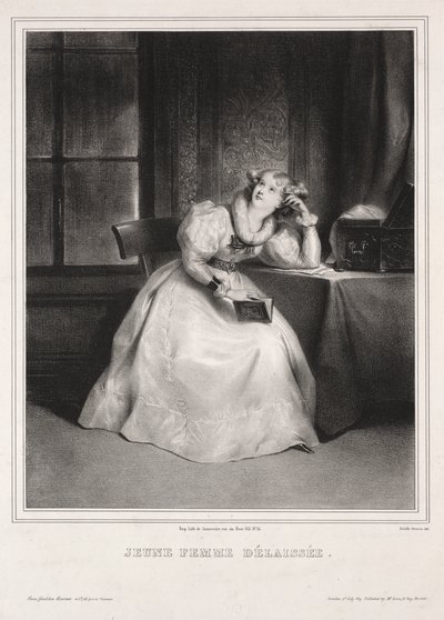 Reverie af Achille Devéria