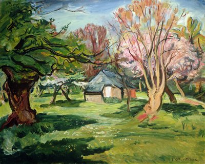 Hus på en Eng af Achille Emile Othon Friesz
