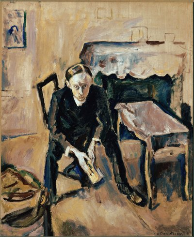 Portræt af den franske forfatter Fernand Fleuret (olie på lærred af Achille Emile Othon Friesz