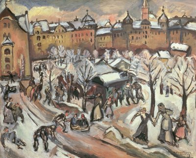 Sne i München af Achille Emile Othon Friesz