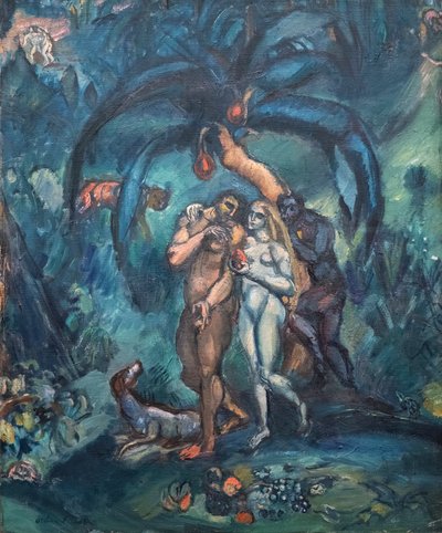 Fristelse (Adam og Eva) af Achille Emile Othon Friesz