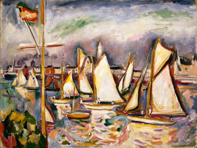 Regattaen i Antwerpen af Achille Emile Othon Friesz