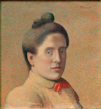 Portræt af en kvinde af Achille Lauge