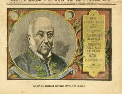 Illustration af Achille Lemot (1846-1909) i Le Pelerin af Achille Lemot