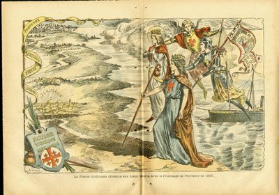 Illustration af Achille Lemot (1846-1909) i Le Pelerin af Achille Lemot