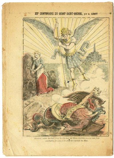 Illustration af Achille Lemot (1846-1909) i Le Pelerin af Achille Lemot