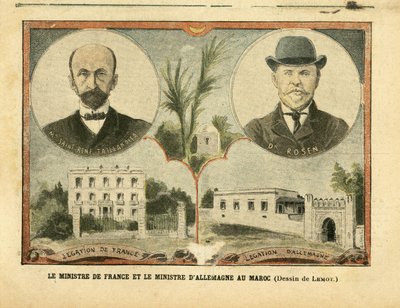 Illustration af Achille Lemot (1846-1909) i Le Pelerin af Achille Lemot