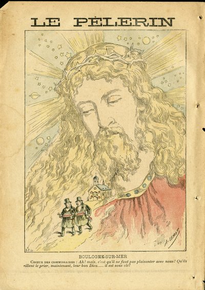 Illustration af Achille Lemot (1846-1909) i Le Pelerin af Achille Lemot