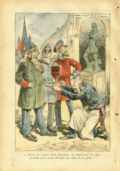 Illustration af Achille Lemot (1846-1909) i Le Pelerin af Achille Lemot