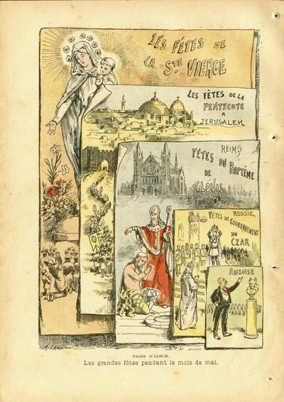 Illustration af Achille Lemot (1846-1909) i Le Pelerin af Achille Lemot
