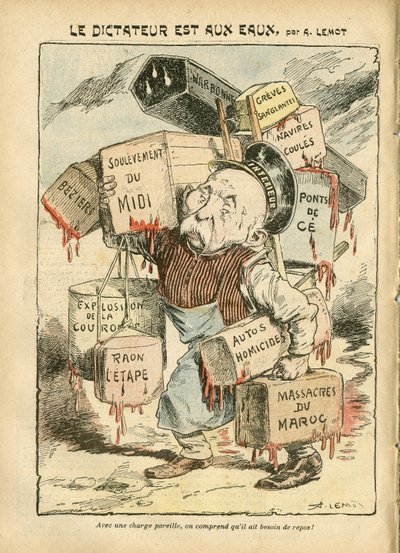Illustration af Achille Lemot (1846-1909) i Le Pelerin af Achille Lemot