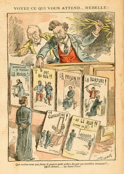 Le Pelerin, Satirisk i farver af Achille Lemot