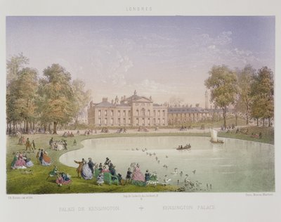 Kensington Palace, ca. 1862 af Achille Louis Martinet