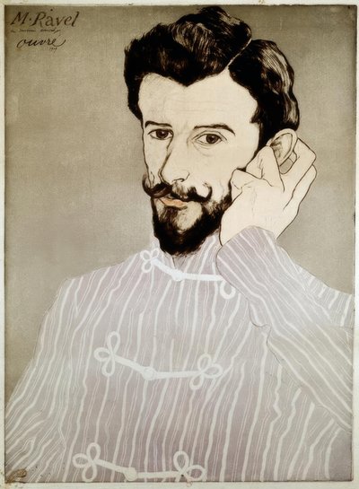 Maurice Ravel af Achille Ouvré