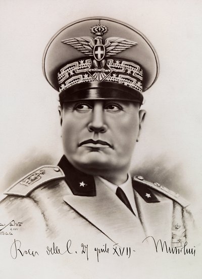 Benito Mussolini, 27041931 af Achille Villani