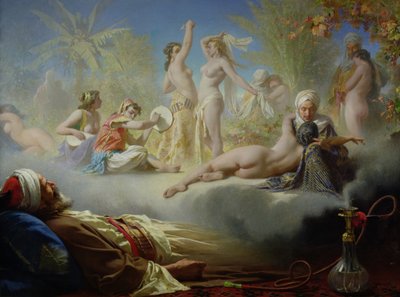 Den troendes drøm, ca. 1870 af Achille Zo