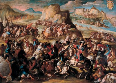 Slaget ved Oran, 1699 af Acisclo Antonio Palomino de Castro y