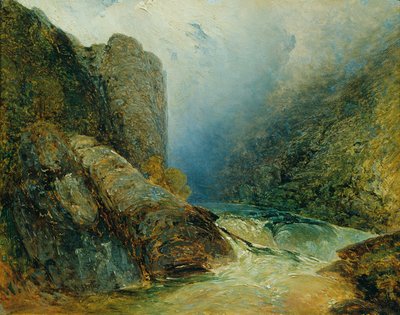 Teufelsmauer nær Hohenfurt (Kienberg) af Adalbert Stifter