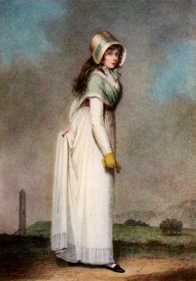 Portræt af en irsk pige, slutningen af det 18.-begyndelsen af det 19. århundrede, 1910 af Adam Buck