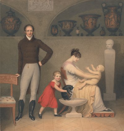 Kunstneren og hans Familie af Adam Buck