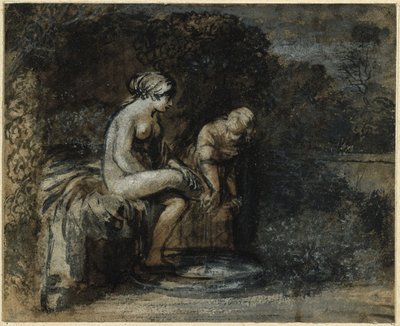 Batseba i badet af Adam Elsheimer