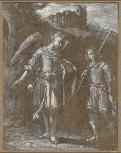 Tysk: Tobias und der Engel Tobias and the Angel
























" af Adam Elsheimer