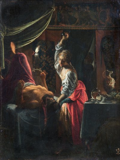 Judith Slaying Holofernes, ca. 1601-03 (olie på kobber) af Adam Elsheimer