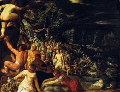 Syndfloden af Adam Elsheimer