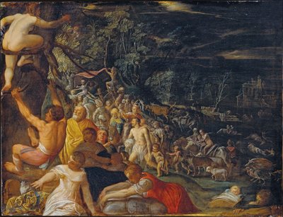Syndfloden af Adam Elsheimer