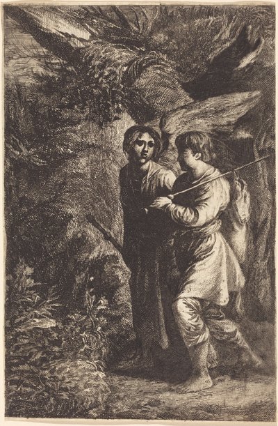 Tobias og englen af Adam Elsheimer