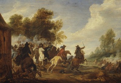 Et kavaleriforlovelse. af Adam Frans van der Meulen