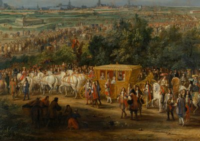 Ludvig XIVs indtog af Adam Frans van der Meulen