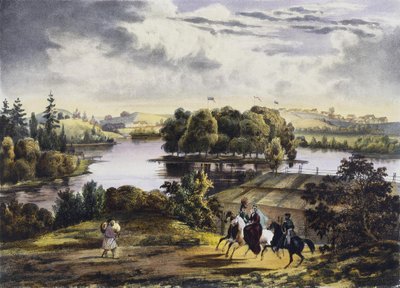 Udsigt over Izhora, 1833 af Adam Tirpeune