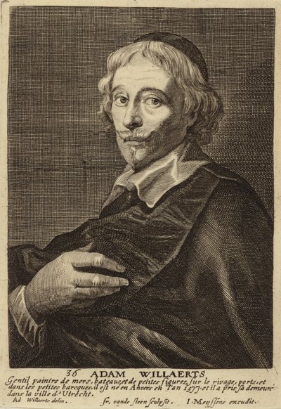 Portræt af Adam Willaerts af Adam Willaerts