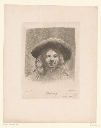 Portret van Moses ter Borch af Adam von Bartsch