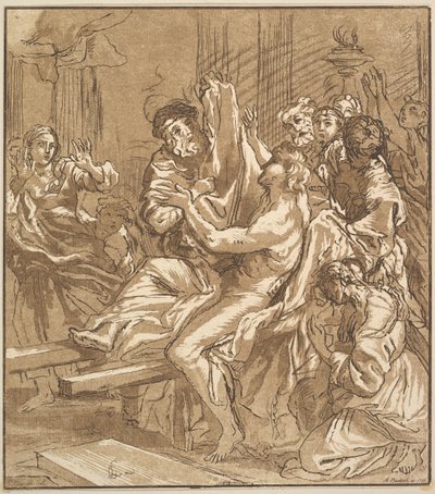 Miraklet af Naim, 1786. af Adam von Bartsch