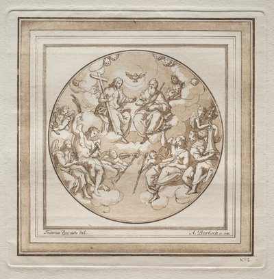 Treenigheden, 1782. af Adam von Bartsch