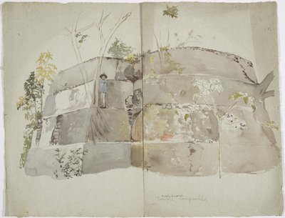 A temple at Cempoalladani af Adela Breton