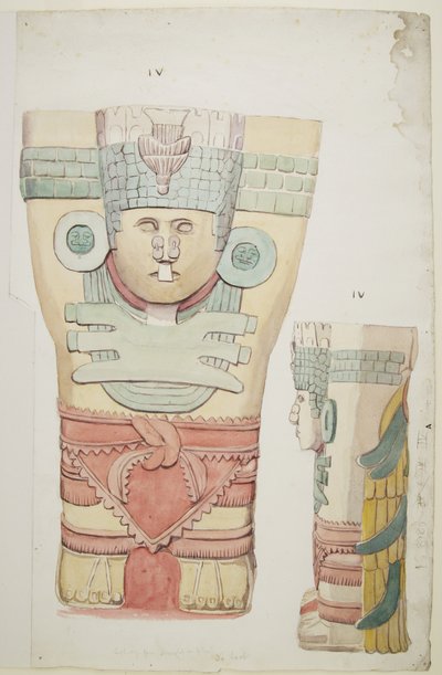 Caryatid (akvarel) af Adela Breton