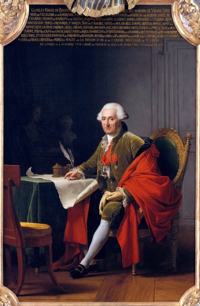 Charles-Roger, Prins af Bauffremont 1713-1795 af Adelaide Labille Guiard