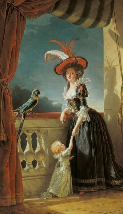 Louise Elisabeth af Frankrig / Labille-Guiar af Adelaide Labille Guiard