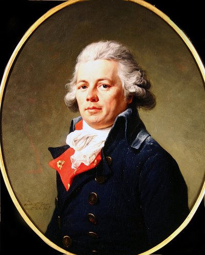 Portræt af en mand (olie på lærred) af Adelaide Labille Guiard