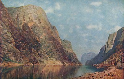Sogne Fiord, Norway, late 19th century, 1914. af Adelsteen Normann