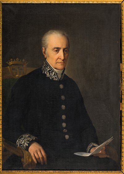 Gentleman of the Molza Family (olie på lærred) af Adeodato Malatesta or Malatesti