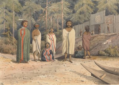 "Indianere ved Fort Rupert, Vancouver