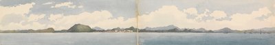 Panama, marts 1850 (akvarel) af Admiral Sir Edward Gennys Fanshawe